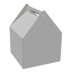 Tubes With Combination End Closures Lock Top & Self Erecting Bottom 3D